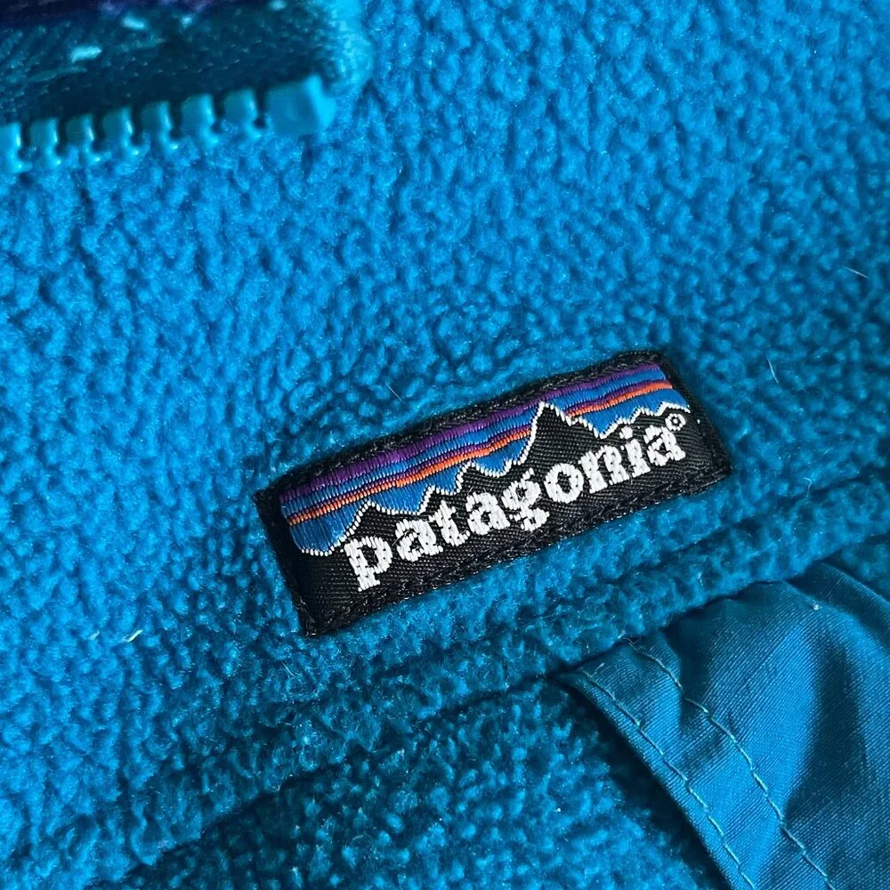 Patagonia vintage Made in the USA blue fleece 5